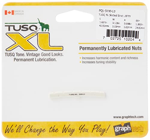 TUSQ XL PQL-5000-L0 Zurdo Tuerca Ranurado De Estilo Fender - Bon plan à 11.95€