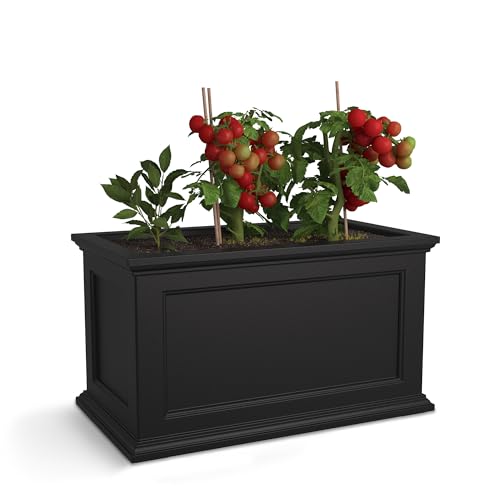 Mayne Fairfield Patio Pot de Fleurs 20 by 36-inch Noir - Jardin & Extérieur Amazon France à 626.73€