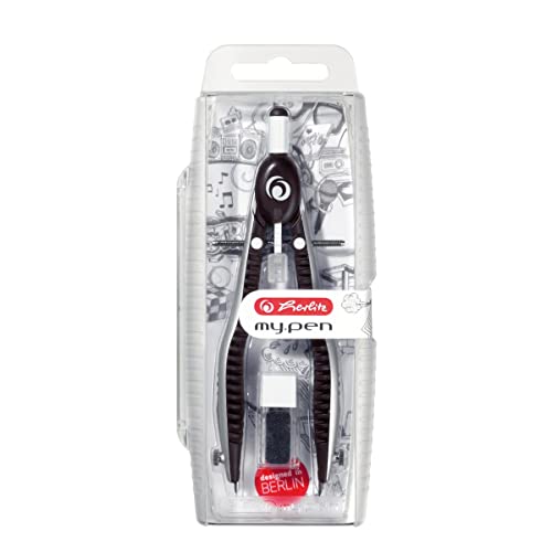 Herlitz 11122322 Compas à réglage rapide my.pen avec mines... - Maison & Cuisine Amazon France à 10.49€