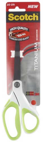 Scotch Titanium Scissors Green, 1 per Pack, 20 cm - Ideal... - Jardin & Extérieur en promo à 4.99€