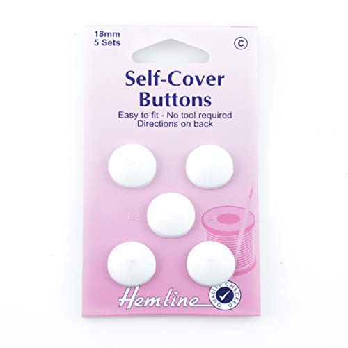 Couture Loisirs - 18 mm Nylon Cover Buttons - Loisirs Créatifs en promo à 1.29€