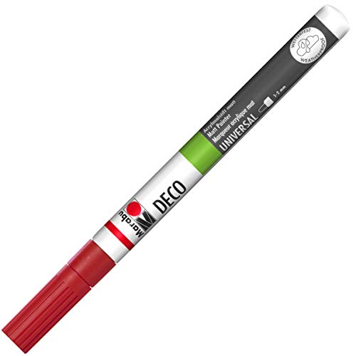 Marabu Crayon Feutre déco Painter 1-2 mm-Rouge en promo à 3,99€ (-54%) sur Amazon FR