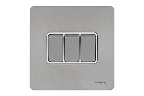 Schneider Electric Ultimate Triple 2-Way 10ax Plate Switch... - Home & Kitchen Amazon UK à 46.26€