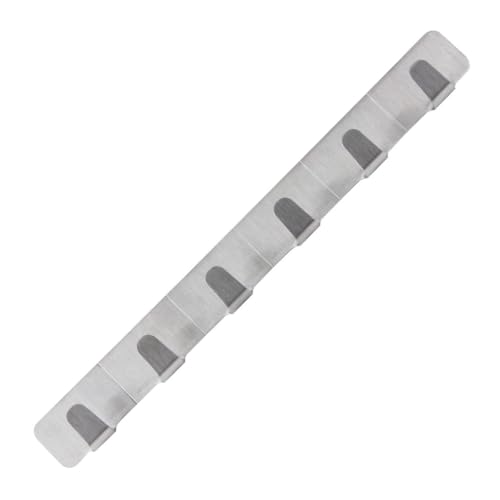 FACKELMANN 61286 Klebehaken 6-Fach, Edelstahl, Silber - Maison & Cuisine Amazon Allemagne à 10.57€