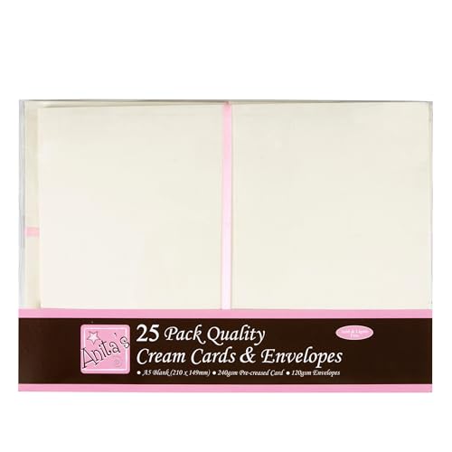 Anita's Plain, Blank Cards & Envelopes, A4, White, Pack of... - Bébé & Puériculture Amazon Royaume-Uni à 7.46€