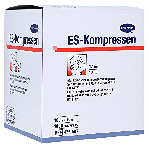 ES-Kompressen Steril 10x10 cm Gropackung, 10X10 St - Amazon Germany à 16.46€