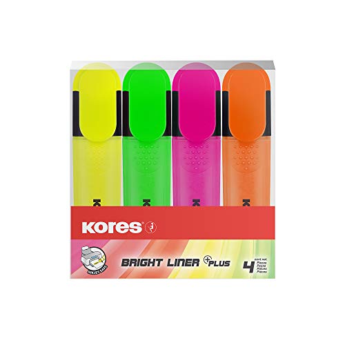 Kores - Bright Liner Plus: rotuladores fluorescentes, punta... - Toys & Games Amazon Spain à 6.13€