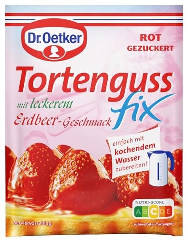 Dr. Oetker Tortenguss fix Erdbeer-Geschmack 20er Pack, 20 x... - Tech & Electronics Amazon Germany à 14.37€