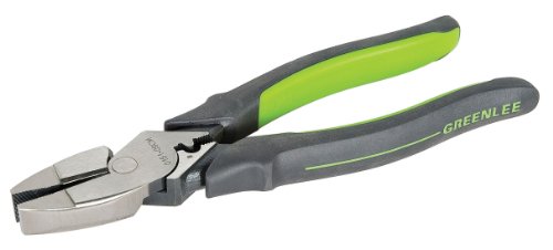 Greenlee 0151-09CM Side Cut Pliers with Crimper, High... - Maison & Cuisine en promo à 19.57€
