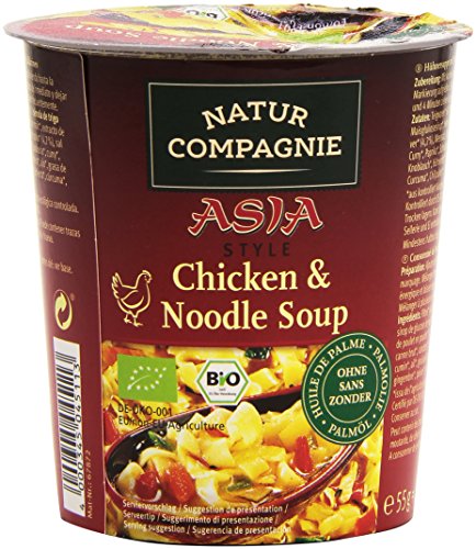 Natur Compagnie Chicken & Noodle Soup Soupe asiatique de... - Épicerie Amazon France à 1.80€