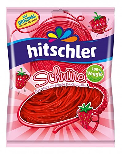 Hitschler Erdbeer Schnüre Fruchtgummi ohne Gelatine 125 g - High-Tech & Électronique en promo à 1.09€