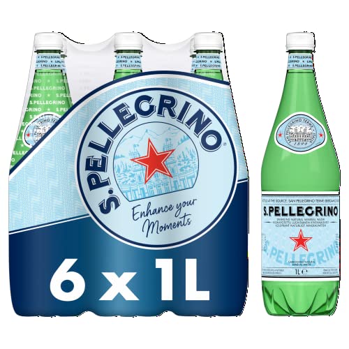 S.Pellegrino Eau Minérale Naturelle 6 x 1 L - Épicerie Amazon France à 5.19€