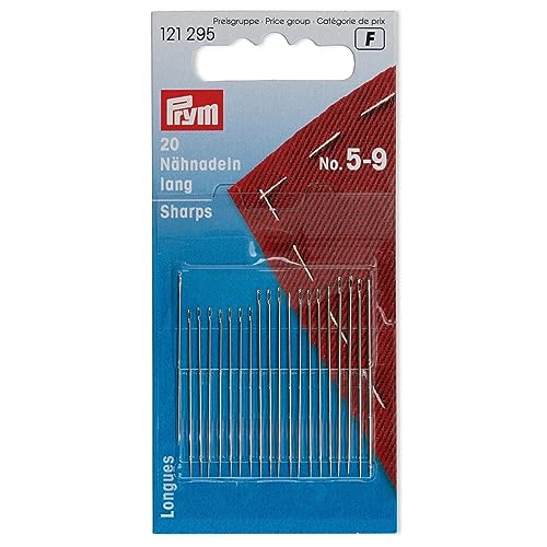 Prym - Steel Assorted (Size 5-9) Sewing Needles - 1 Unit - Bricolage & Outils Amazon Royaume-Uni à 1.95€