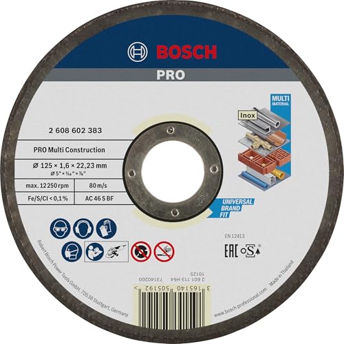 Bosch 1x Mola da taglio PRO Multi Construction piccole... - Bricolage & Outils Amazon Italie à 1.86€