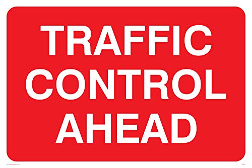 Viking segni pr557-a2l-1 m "Traffic Control Ahead", in... - Fournitures Bureau Amazon Italie à 11.88€