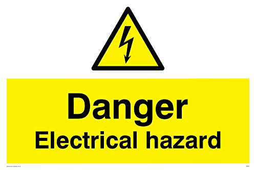 Viking Signs WE67-A2L-V "Danger Electrical Hazard" Señal de... - Fournitures Bureau Amazon Espagne à 19.06€