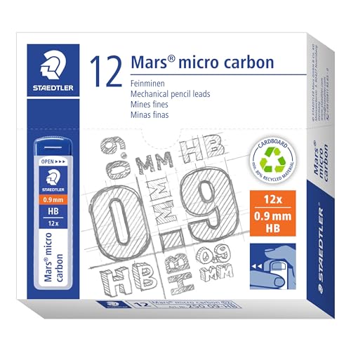 STAEDTLER 250 09-HB Mars Micro Refill Leads for Mechanical... - Fournitures Bureau Amazon Royaume-Uni à 14.36€