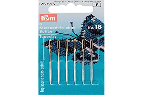 Prym PR125555 Sticknadeln ohne Spitze, Nr. 18, 1,20 x 50mm... - Maison & Cuisine en promo à 2.50€