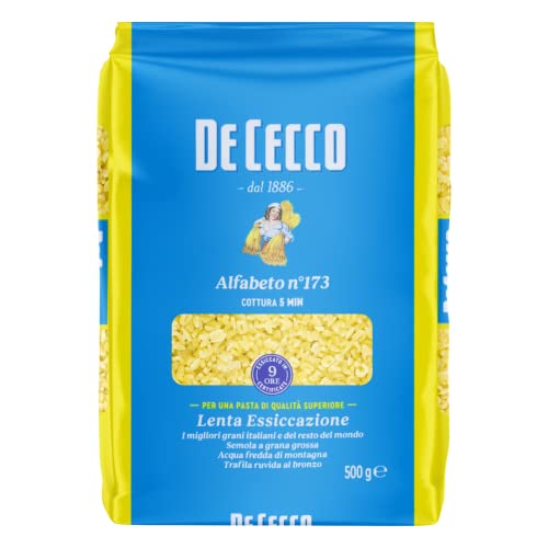 De Cecco 173 Alfabeto Gr.500 - Épicerie Amazon Italie à 1.34€