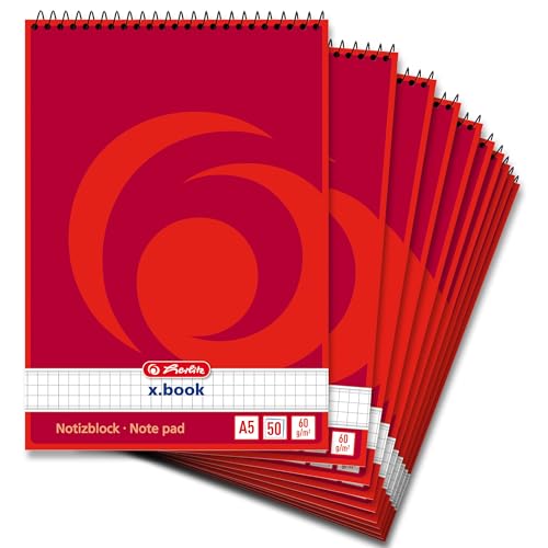 Herlitz 110536 notatnik spiralny A5, 50 kartek, 10 sztuk - Maison & Cuisine Amazon France à 14.00€