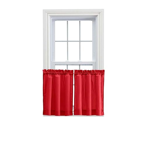 Ellis Curtain Stacey Sheer Tailored Tier Pair Curtain... - Maison & Cuisine Amazon Royaume-Uni à 5.09€
