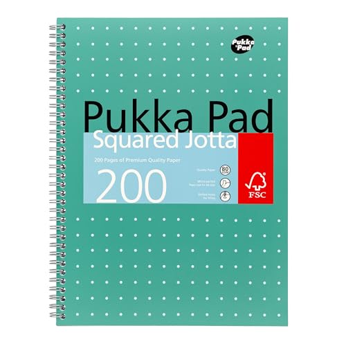 Pukka Pad Quadratischer Jotta-Notizblock mit Drahtbindung... - Fournitures Bureau Amazon Allemagne à 8.95€