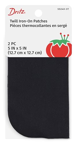 Dritz Ecusson thermocollant 12,7 x 12,7 cm Bleu Marine 2 - Loisirs Créatifs Amazon France à 9.05€