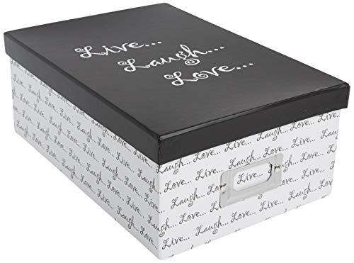 Pioneer Photo Albums B-1BW Photo Storage Box, Live, Laugh... - Maison & Cuisine Amazon Royaume-Uni à 8.64€