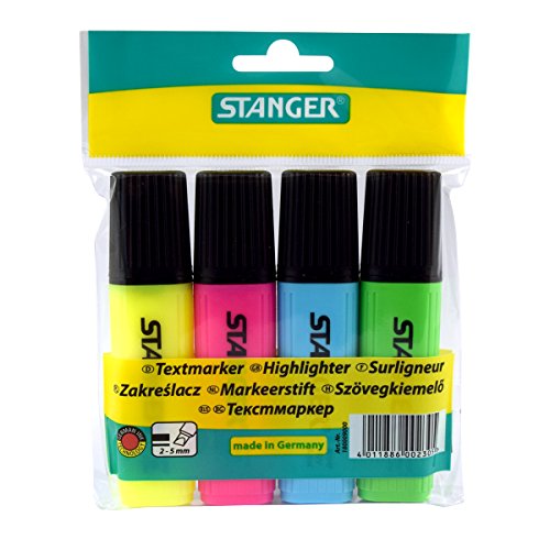 Stanger 180009000 surligneur Lot de pocket4 PB... en promo à 2,14€ (-73%) sur Amazon FR