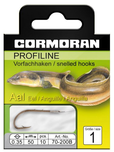 Cormoran PROFILINE Aalhaken brüniert Gr.4 0,35mm - Sports & Fitness Amazon Allemagne à 1.40€