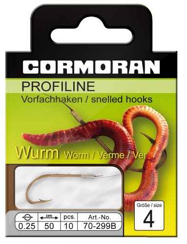 Cormoran PROFILINE Wurmhaken brün. Gr.12 - Sports & Fitness Amazon Allemagne à 2.20€