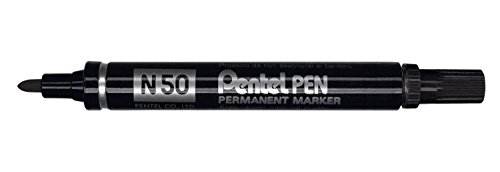 Lot de 12 Marqueur permanent pointe ogive corps métal encre... - Fournitures Bureau Amazon France à 4.35€