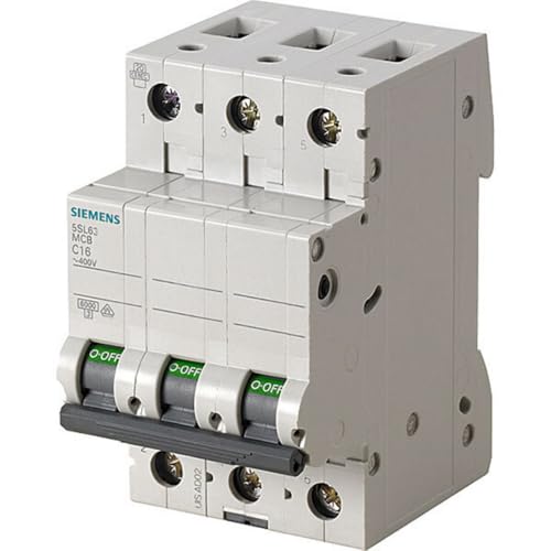 Siemens 5SL6310-7 Miniature Circuit Breaker 6kA 3 POLE C-10A - Maison & Cuisine Amazon Royaume-Uni à 25.99€