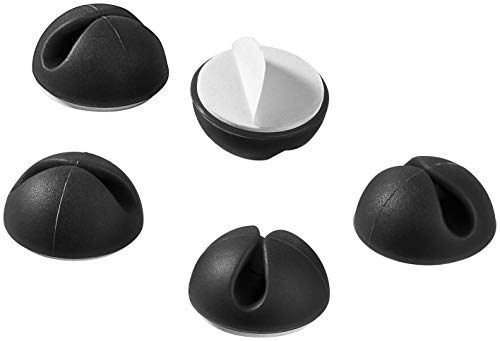 Goobay 95040 Gestione cavi a 1 slot, Nero - Bon plan à 3.49€