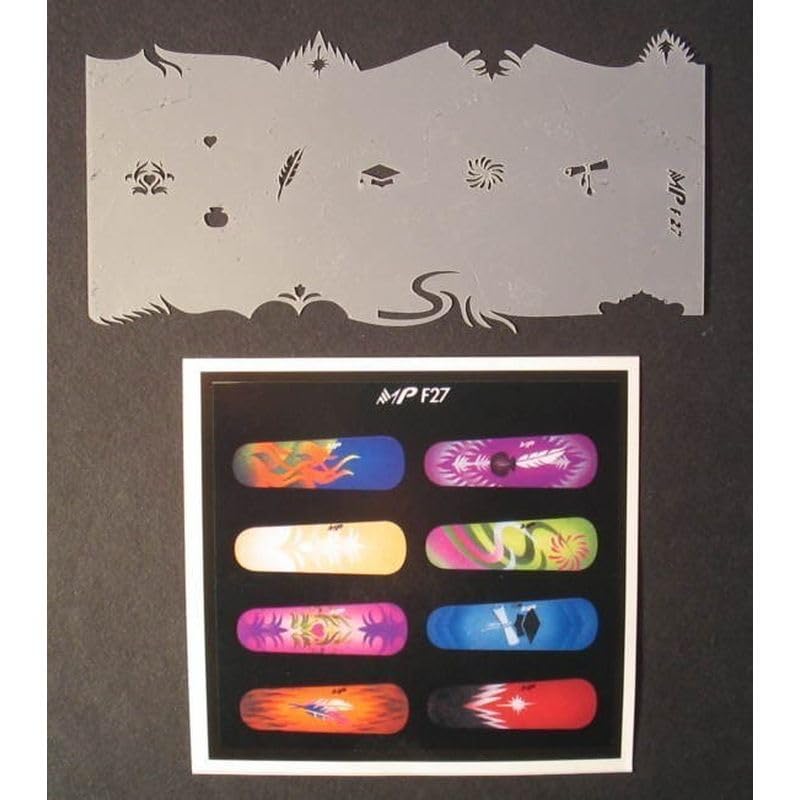 NailArt MPF27 - Plantilla para aerógrafo - Beauté & Parfums Amazon Espagne à 1.91€