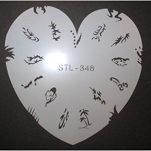 Plantilla para aerógrafo STL-348. - Jardin & Extérieur Amazon Espagne à 1.91€