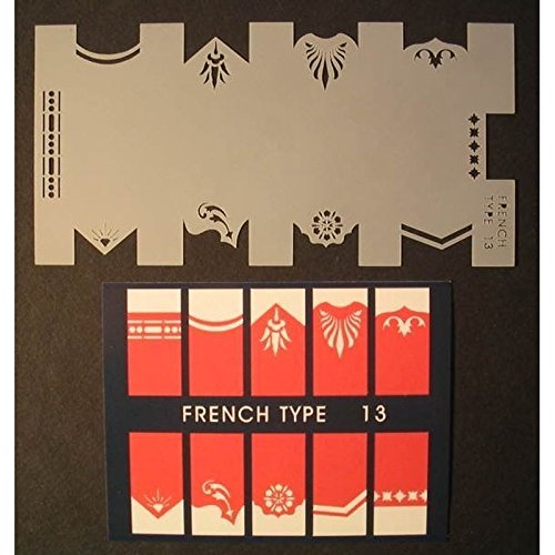 NailArt - Stencil per aerografo F13 - Beauté & Parfums Amazon Italie à 1.91€
