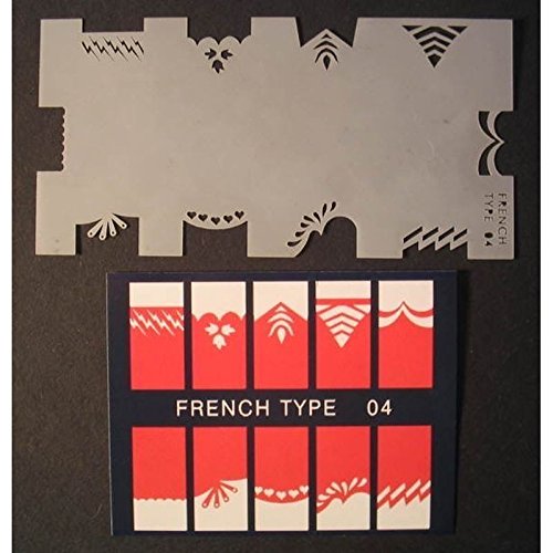 NailArt F04 - Stencil per aerografo - Beauté & Parfums Amazon Italie à 1.91€