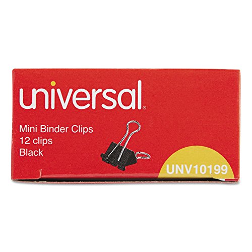 Mini Binder Clips, 0,6 cm Kapazität, 1,6 cm breit, Schwarz... - Fournitures Bureau Amazon Allemagne à 8.60€