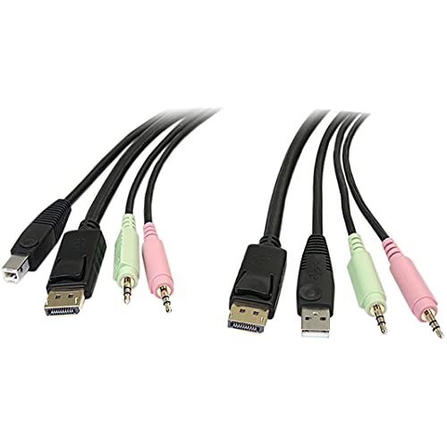 StarTech.com 6ft 4-in-1 USB DisplayPort® KVM Switch Cable... - Tech & Electronics Amazon UK à 12.73€