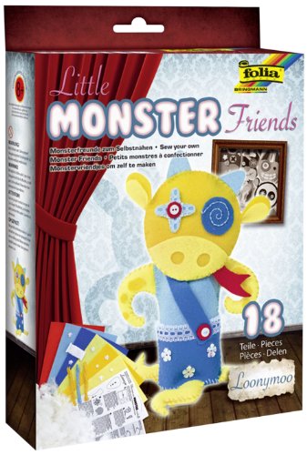 folia 50101 - Bastelset Little Monster Friends "Loonymoo''... - Maison & Cuisine en promo à 8.48€