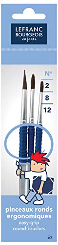 Lefranc Bourgeois - Pinceaux ergonomiques Grippy rond - Lot... - Bricolage & Outils Amazon France à 2.30€