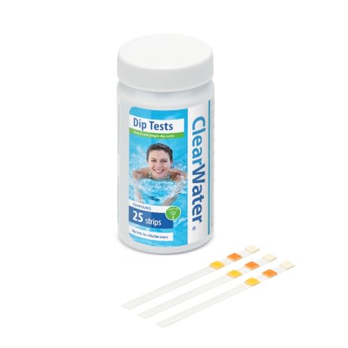Clearwater Hot Tub, Pool and Spa Test Strips x 25-3 in 1... - Sports & Fitness en promo à 2.69€
