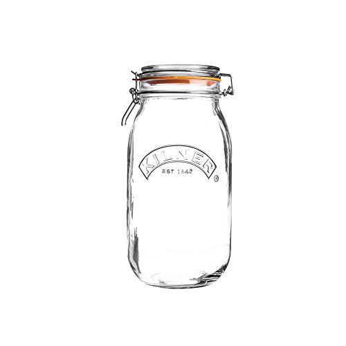 Kilner Clip Top Jar 1.5 Litre (1500 ml) Airtight Glass... - Maison & Cuisine Amazon Royaume-Uni à 3.74€