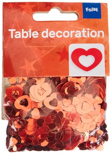 Folat Tafeldeco/sier-Confetti Hart Rood - Maison & Cuisine Amazon Allemagne à 1.55€