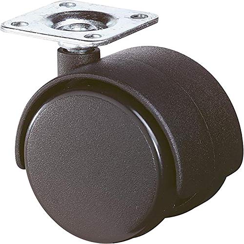 BS Rollen Kunststoffdoppelrolle D.50mm Trgf. 40kg m.Platte... - Bricolage & Outils en promo à 0.65€