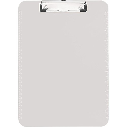 Sparco 01869 Plastic Clipboard,w/Flat Clip,9"x12",Clear - Fournitures Bureau Amazon Royaume-Uni à 11.88€