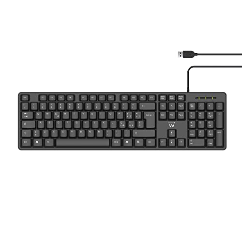 Ewent EW3108 - Teclado Italiano (USB+PS/2, Negro... - Tech & Electronics Amazon Spain à 11.26€