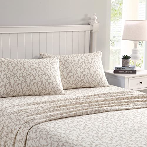 Laura Ashley Home - Twin Sheets, Cotton Flannel Bedding... - Maison & Cuisine Amazon Royaume-Uni à 23.02€