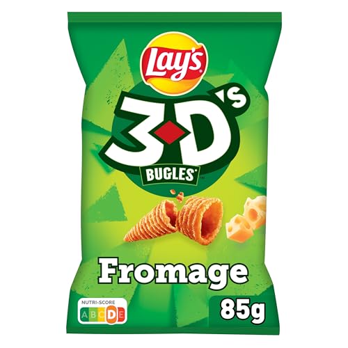 Bénénuts Lay's 3D'S Bugles, Goût Fromage, 85 g - Épicerie en promo à 0.80€